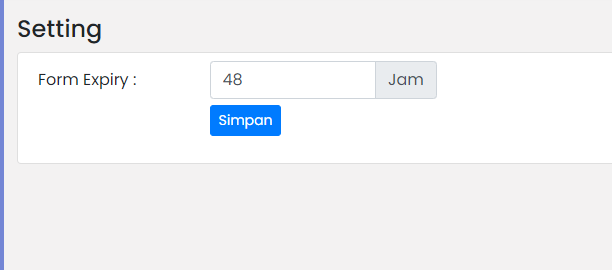 Psikolog Form Setting